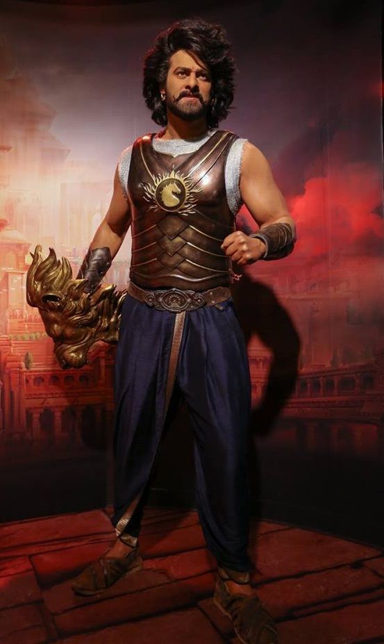 Prabhas wax statue at the Madame Tussauds museum