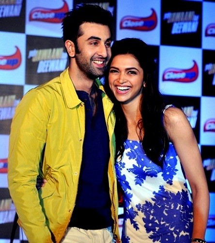 Deepika Padukone with Ranbir Kapoor