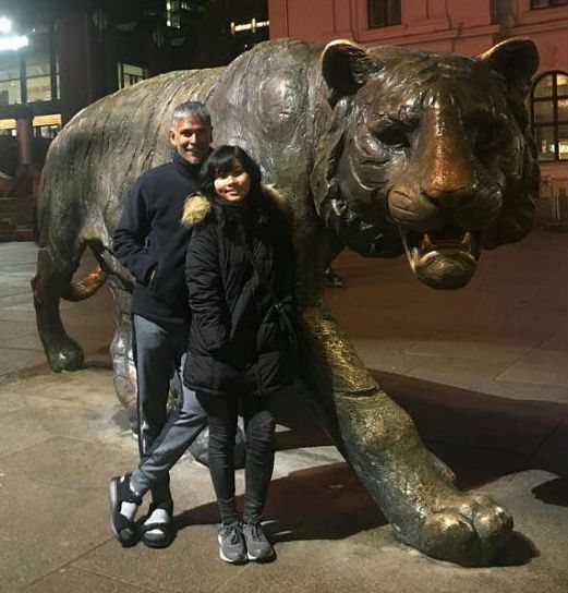 Ankita Konwar With Milind Soman