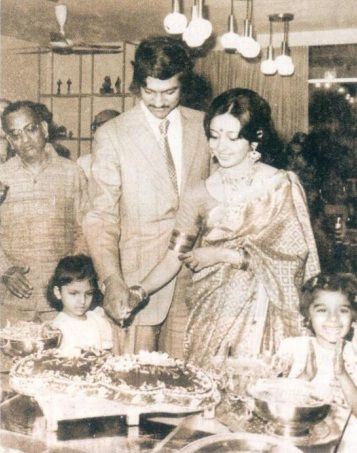 Swati Piramal with Ajay Piramal in 1980s