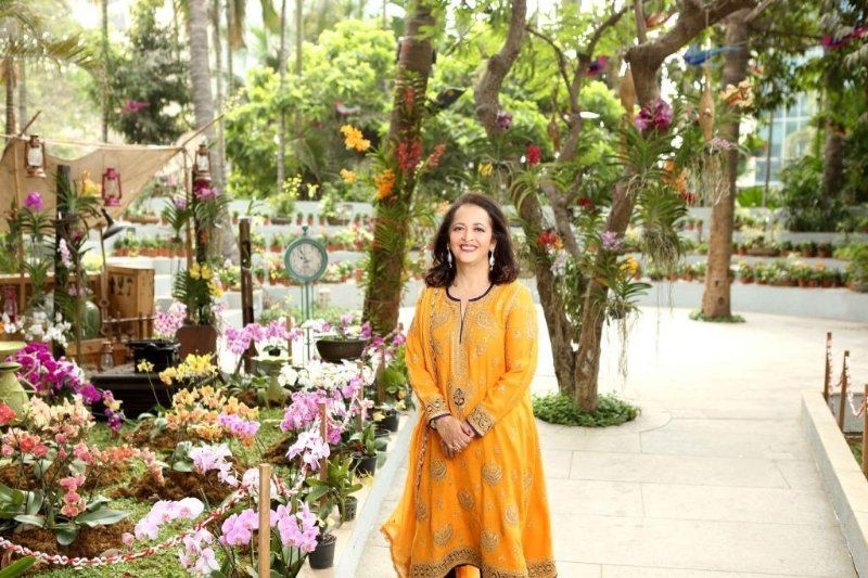 Swati Piramals love for flowers