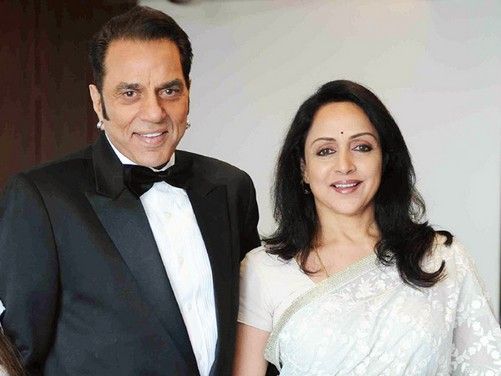 Dharmendra and Hema Malini