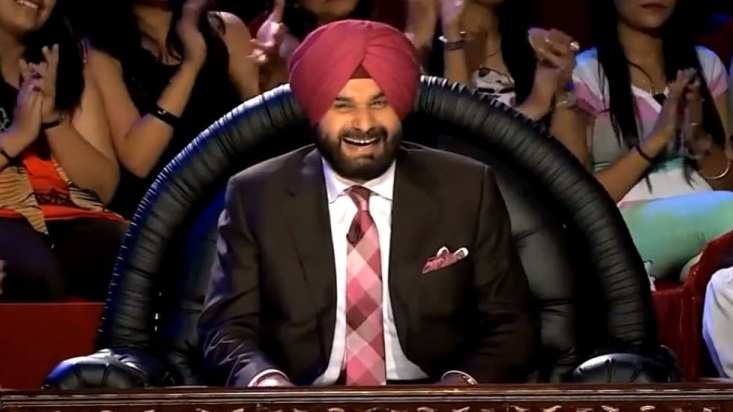 Navjot Singh Sidhu in The Kapil sharma Show