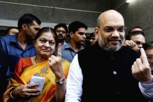Sonal Shah with Amit Shah