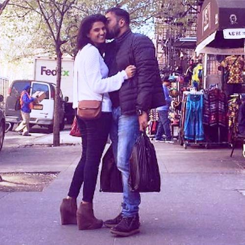 Anurag Kashyap with his girlfriend