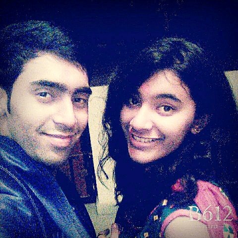 Hansika Shukla with her brother Aviral Shukla