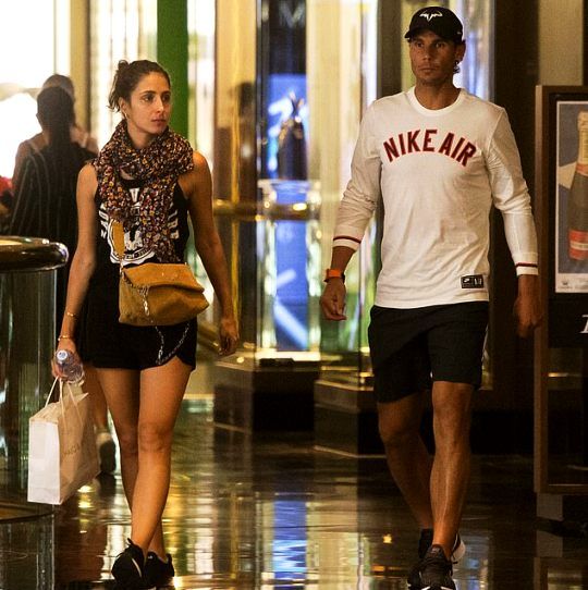 Xisca Perello with Rafael Nadal