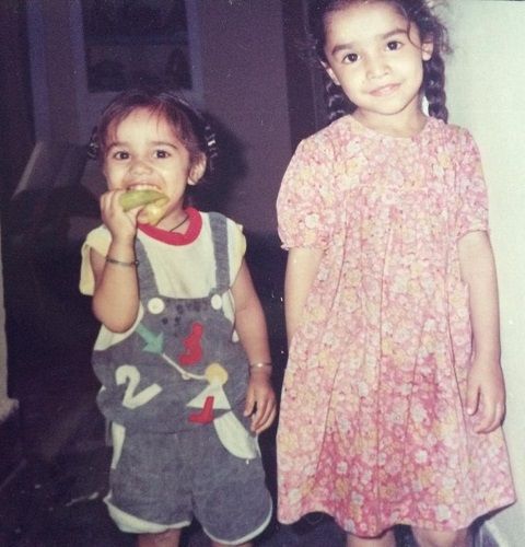 Lavleen Kaur (elder one on right) With Younger Brother Gurleen Singh (on left)
