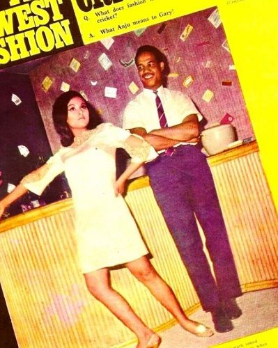 Anju Mahendru with her ex boyfriend Gary Sobers