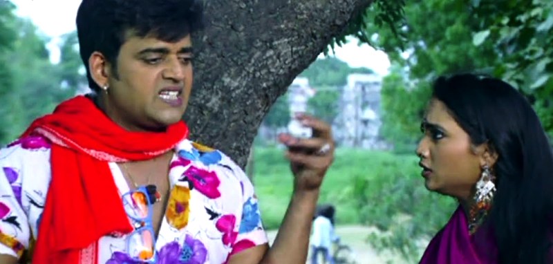 Ravi Kishan in a still from the film Kaisan Piyawa Ke Charitar Ba