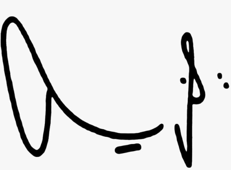 Signature of Sunny Varkey