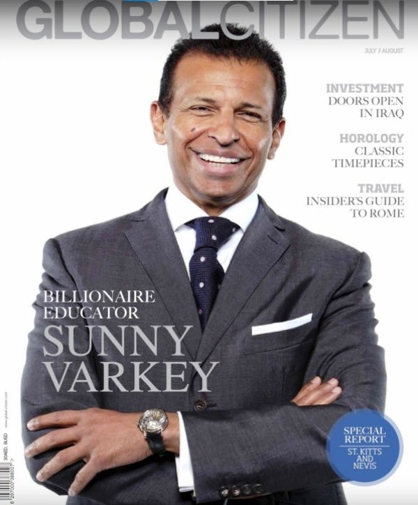 The cover page of the Global Citizen Magazine