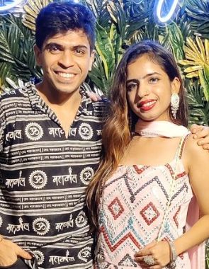 Jay Thakkar with sister