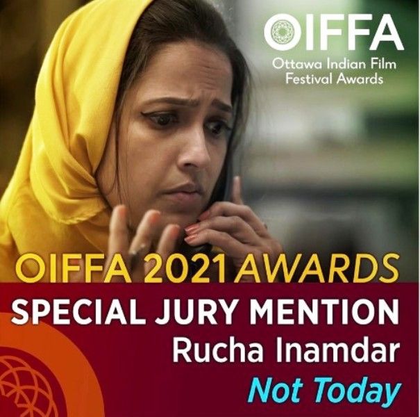 OIFFA 2021 Award to Rucha Inamdar