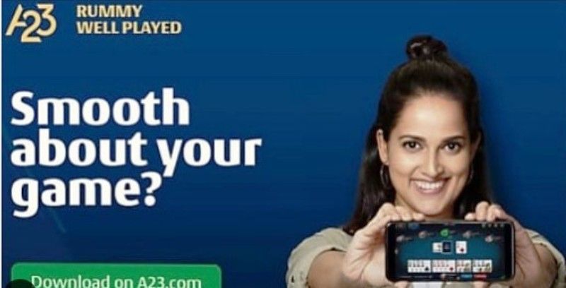 Rucha Inamdar in Rummy advertisement