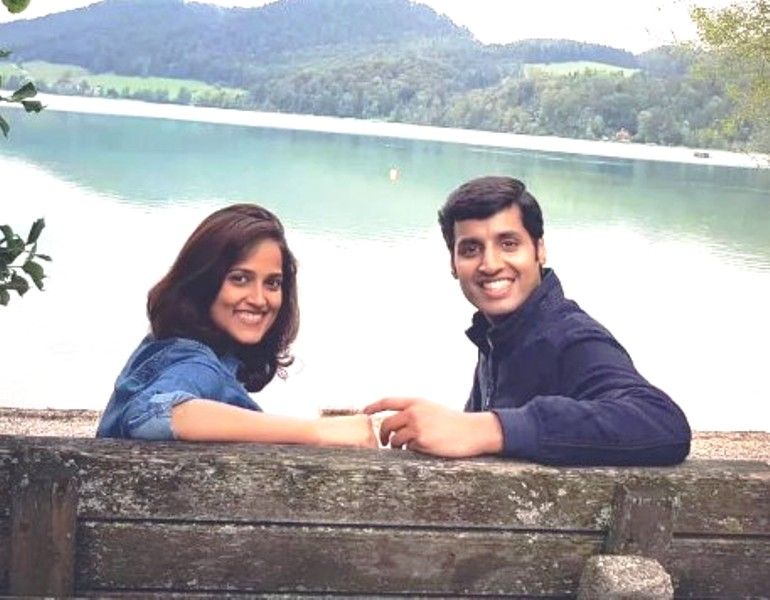 Rucha Inamdar with Denzil Albuquerque