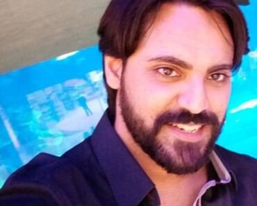 A picture of Nadia Hussain Khan's brother, Adnan Hussain