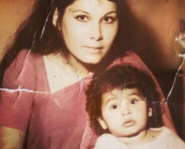 An old picture of Kiran Bhatt and Pooja Bhatt