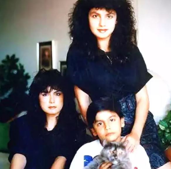 Kiran Bhatt with her children
