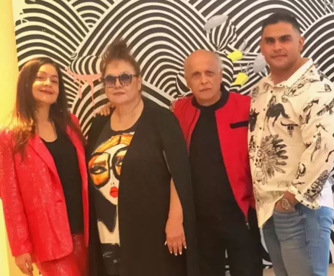 Kiran Bhatt with her family