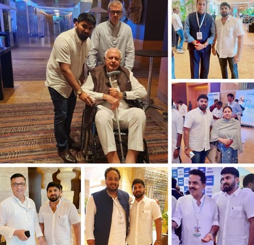 Dr. Ahmed Haque attends the National Opposition India block's conclave