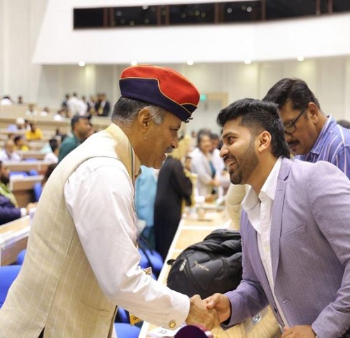 Dr. Ahmed Haque with Defense Expert of India, LT Col.Shailendra Singh