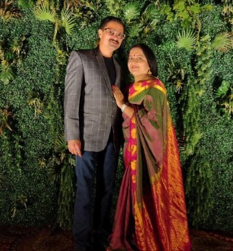 A picture of Sheersha Tiwari's parents
