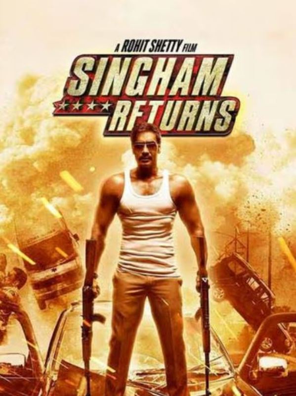 A poster of the film 'Singham Returns' (2014)