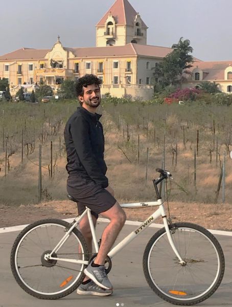Anant Vijay Joshi cycling